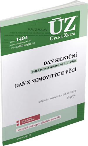 ÚZ č. 1494 - Daň z nemovitých věcí, Daň silniční