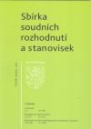Sbrka soudnch rozhodnut a stanovisek, Nejvy soud R . 7/2018